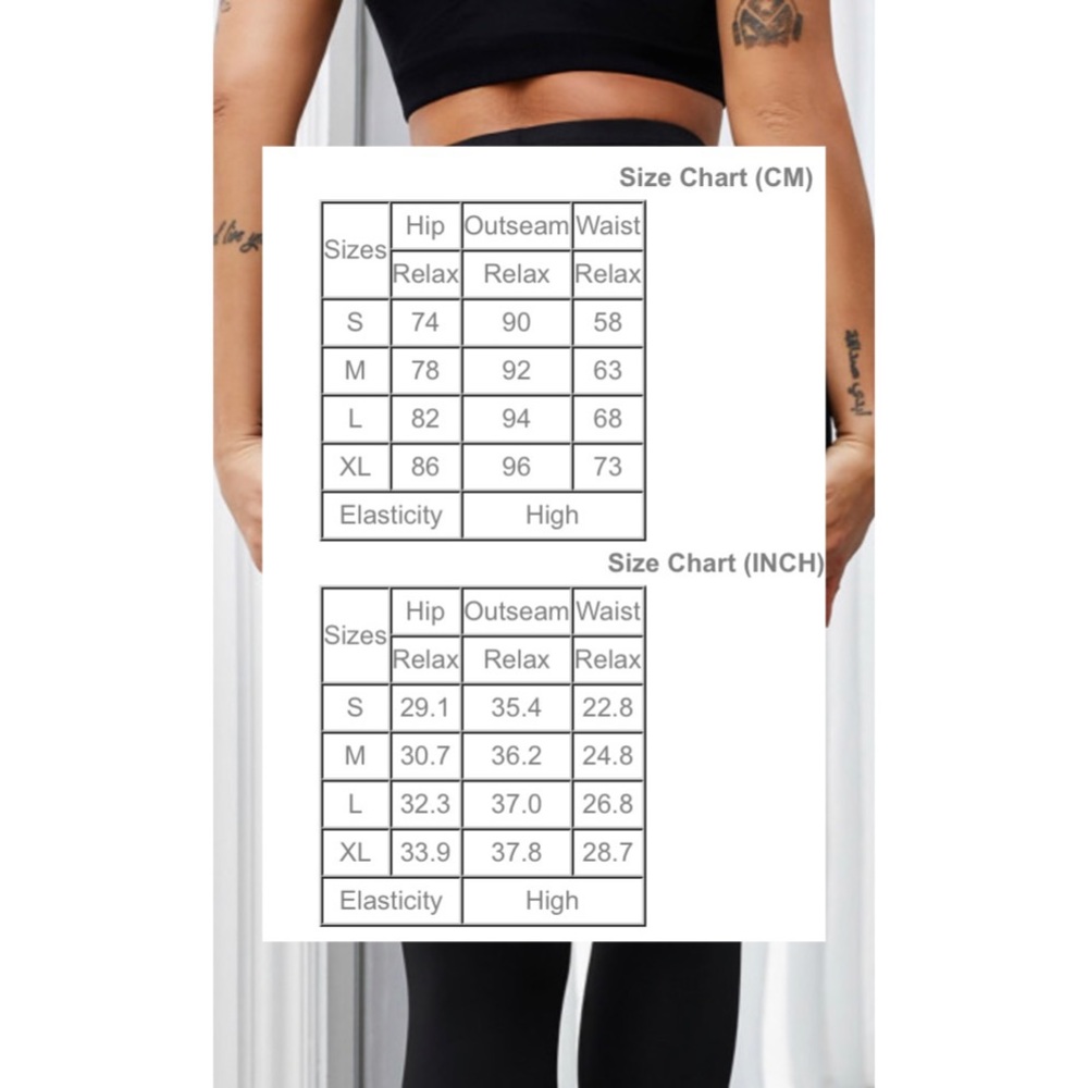 Black Hollow Out High Waist Leggings - Picture 8 of 10
